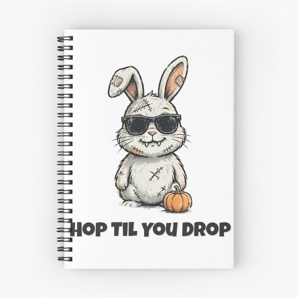 Item preview, Hop Til You Drop Funny Zombie Bunny Halloween Design designed and sold by Wild Shades.