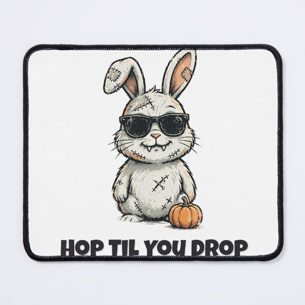 Item preview, Hop Til You Drop Funny Zombie Bunny Halloween Design designed and sold by Wild Shades.