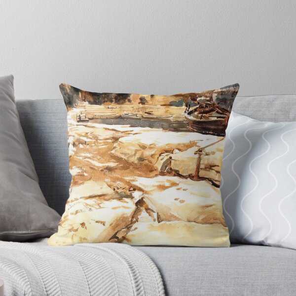 Item preview, John Singer Sargent San Vigilio - Fine Art Italian Lake Landscape Exhibition Poster designed and sold by lanaverera.