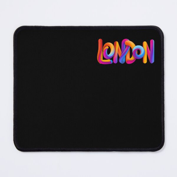 Item preview, London 3D Tube Typography straight – Bold Gradient City Art designed and sold by strandbar.
