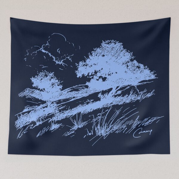 Item preview, Rolling Hills Sketch designed and sold by McAdamStudio.