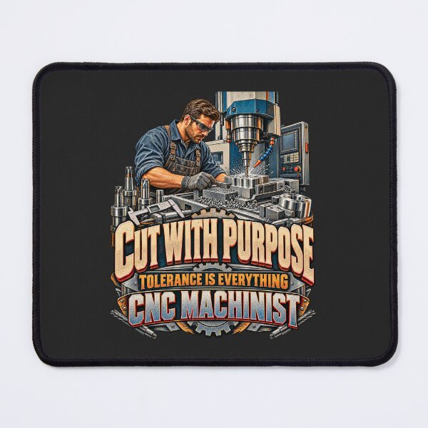 Item preview, Vintage CNC Machinist Precision Machining designed and sold by AdicretorDesign.