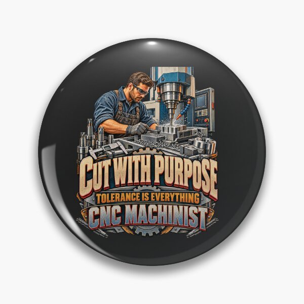 Item preview, Vintage CNC Machinist Precision Machining designed and sold by AdicretorDesign.