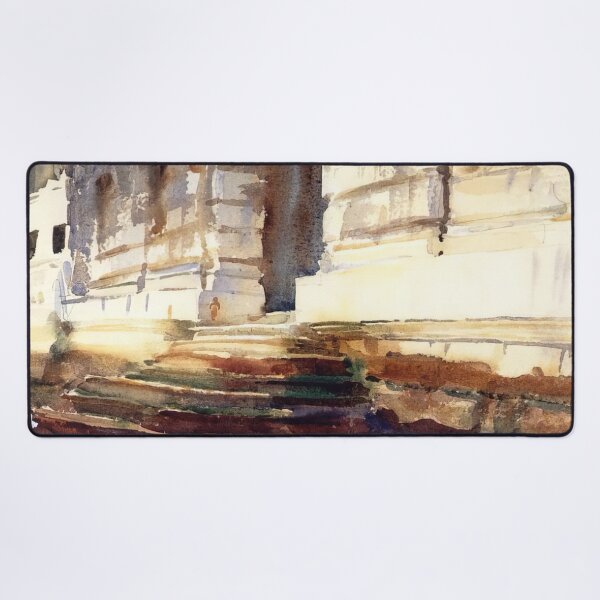 Item preview, John Singer Sargent Steps Of A Palace - Fine Art Classic Architecture Exhibition Poster designed and sold by lanaverera.
