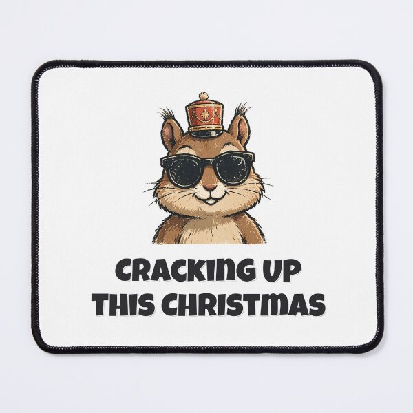Item preview, Cracking Up This Christmas Funny Nutcracker Squirrel Christmas Design designed and sold by Wild Shades.