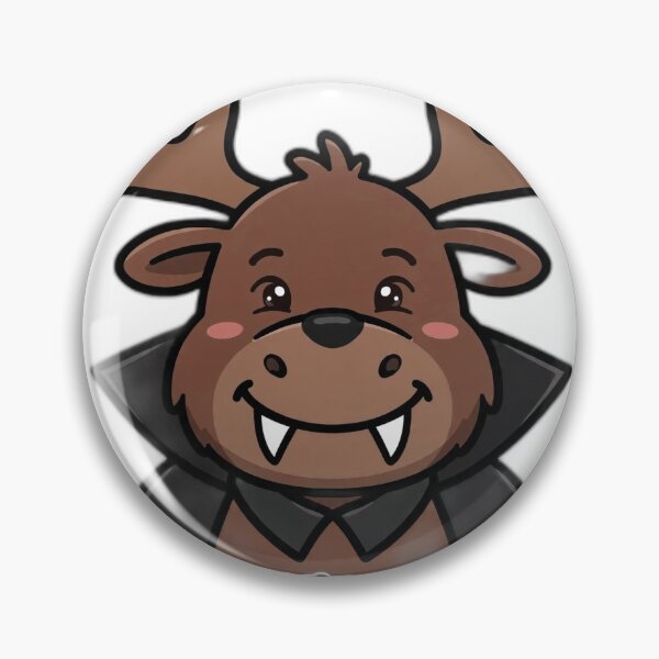 Item preview, Count Moose-ula Funny Canadian Halloween Vampire Moose designed and sold by True North Thread.