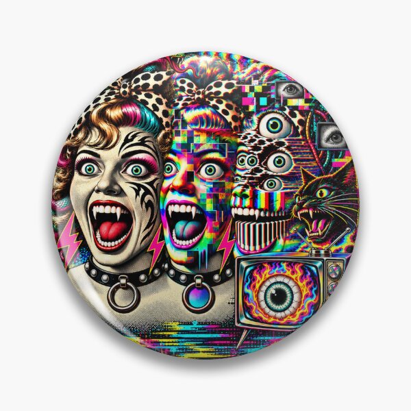 Item preview, AI SLOP – Generated. Consumed. Forgotten. Glitch Horror Art designed and sold by monstermangraphic.