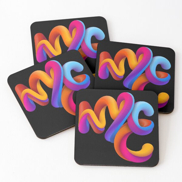 Item preview, NYC 3D Tube Typography – Bold Gradient New York City Art designed and sold by strandbar.
