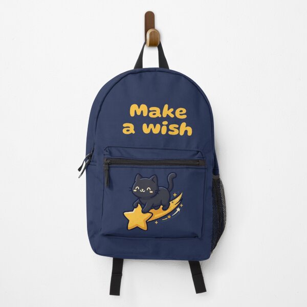 Item preview, Black Cat Riding a Shooting Star designed and sold by Rariks.
