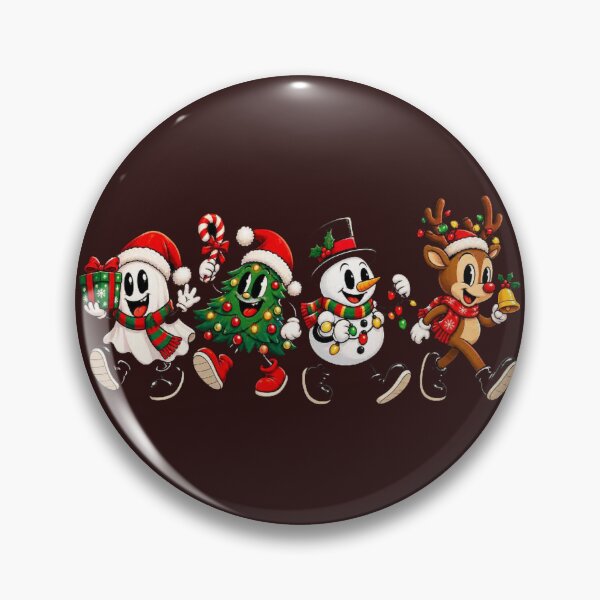 Item preview, Retro Christmas Parade Cartoon Characters designed and sold by HoMya.
