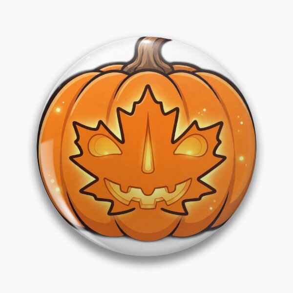 Item preview, Pumpkin Eh Funny Canadian Halloween Maple Leaf Jack O Lantern designed and sold by True North Thread.