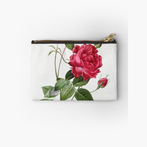 Item preview, Blood-Red Bengal Rose, Rosa indica cruneta from Les Roses (1817–1824) by Pierre-Joseph Redouté designed and sold by AngyDesigns49.