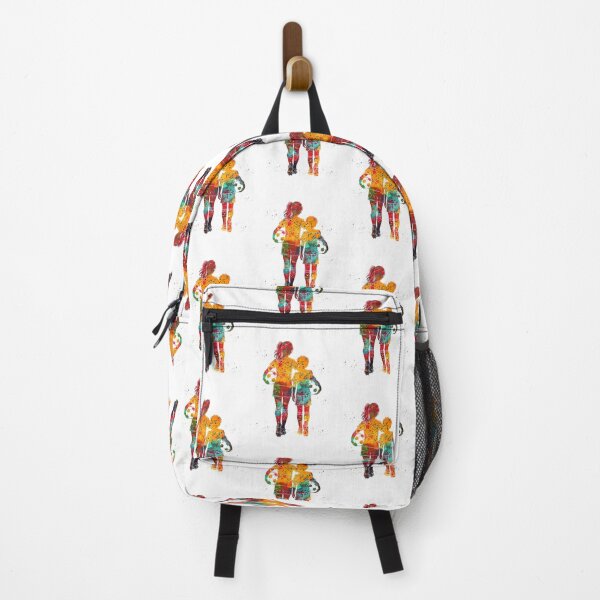 Item preview, Girl and Boy Soccer Players Watercolor Art designed and sold by Liededrom..