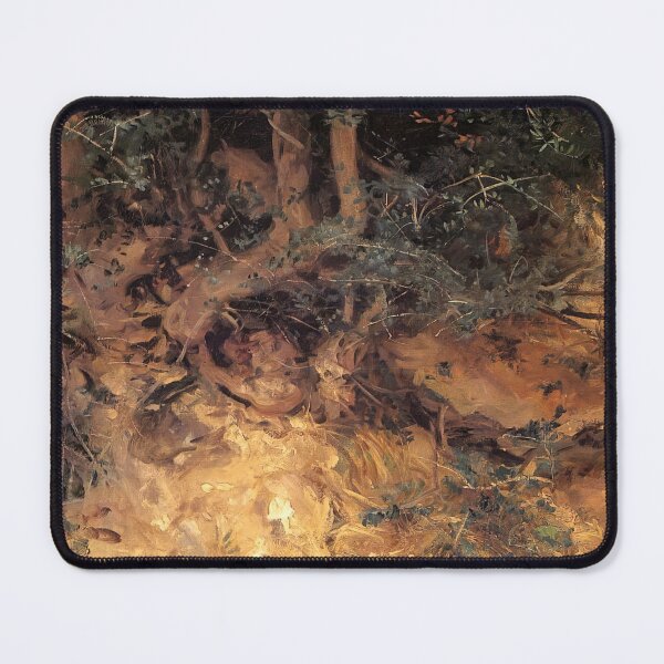 Item preview, John Singer Sargent Valdemosa, Majorca Thistles And Herbage On A Hillside - Botanical Print designed and sold by lanaverera.