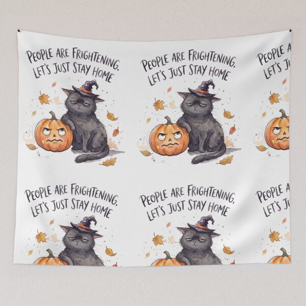 Item preview, People Are Frightening Cat designed and sold by Tiffany Roy.