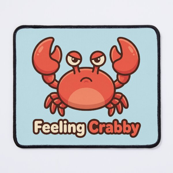 Item preview, Feeling Crabby Grumpy Crab designed and sold by Rariks.