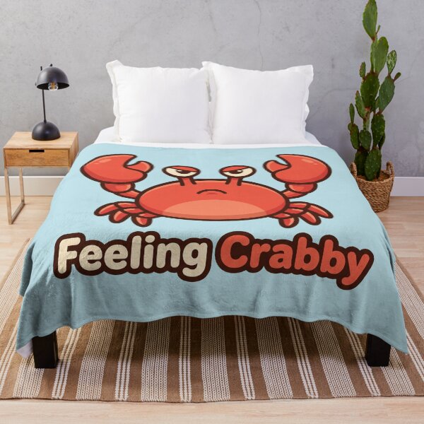 Item preview, Feeling Crabby Grumpy Crab designed and sold by Rariks.