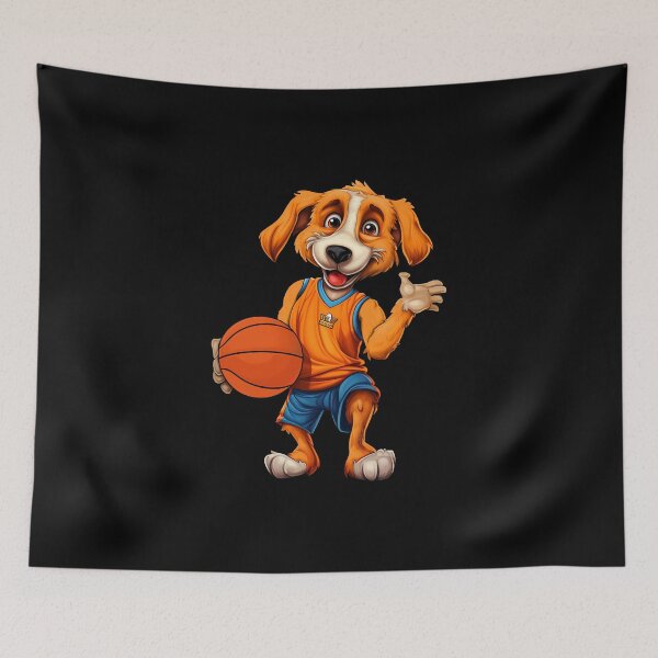 Item preview, Dog basketball / basketball player puppy designed and sold by Soulskier.