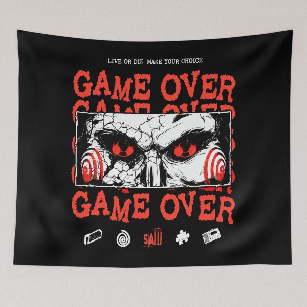 Item preview, GAme over, Retro Horror Movie designed and sold by aliceciamunro.