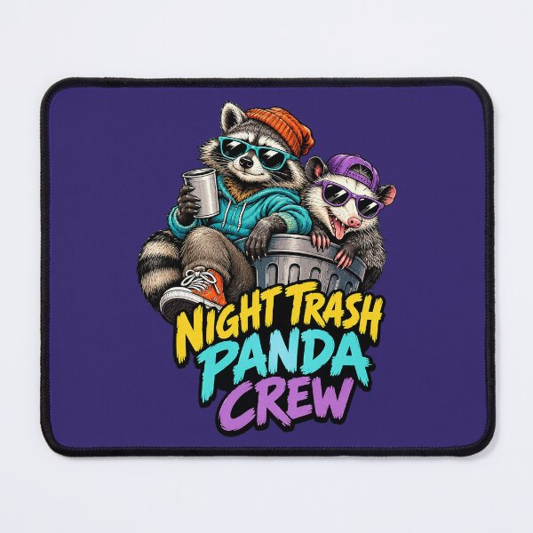 Item preview, Night Trash Panda Crew Nocturnal Animal Squad designed and sold by Endless7Art.