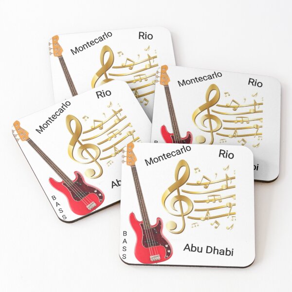Item preview, Music Instruments into Digital Art: Bass Guitars designed and sold by QuasarDigitalSurrealism.