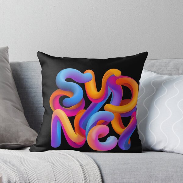 Item preview, Sydney 3D Tube Typography – Bold Gradient Australia Art designed and sold by strandbar.