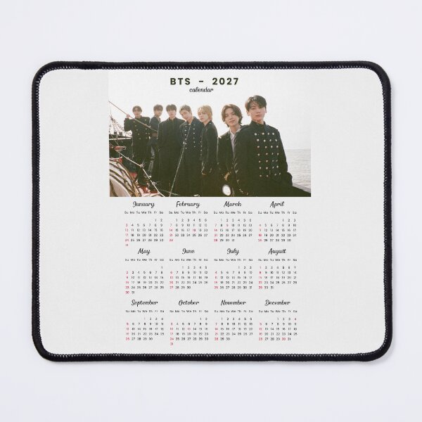 Item preview, BTS calendar 2027 - arirang - marine uniforms outfits - SWIM mv  designed and sold by moteesshop.