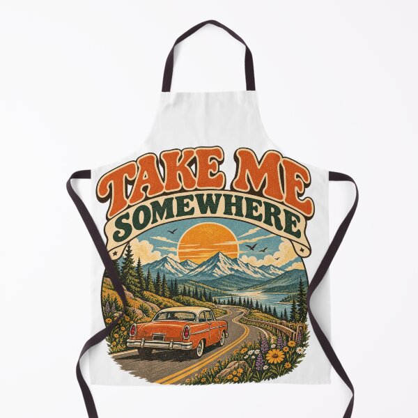 Item preview, Take Me Somewhere Vintage Road Trip Mountain Adventure T-Shirt designed and sold by EssentialsWear.