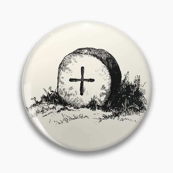 Item preview, Gravestone with Cross, Engraving from History of the Parish of Blisland by Sir John Maclean, 1868 designed and sold by Exhumed Archives.