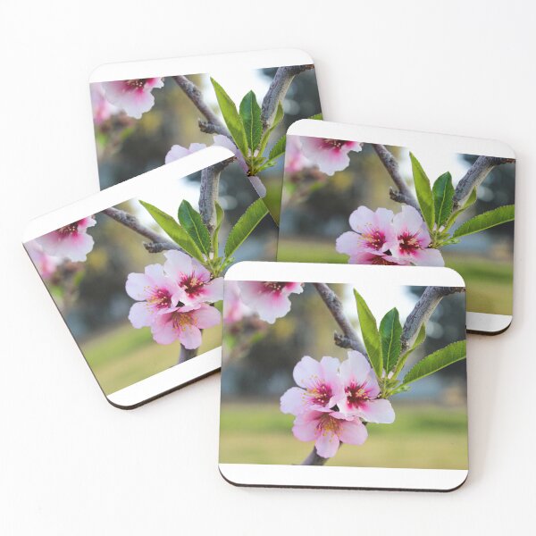 Item preview, Springtime in peach blossoms designed and sold by Raccoon-CatART.