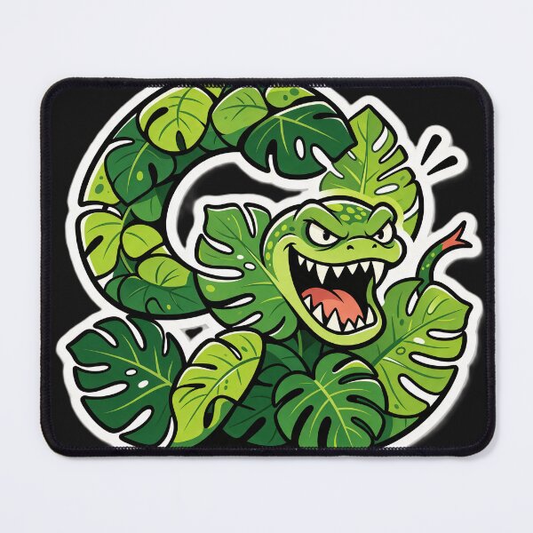 Item preview, Funny Moray Eel Monstera Leaf Sea Monster Pun designed and sold by GodsMonsterss.