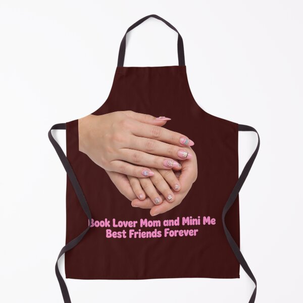 Item preview, Book Lover Mom and Mini Me Best Friends Forever Pink Bow Book Nails designed and sold by HoMya.