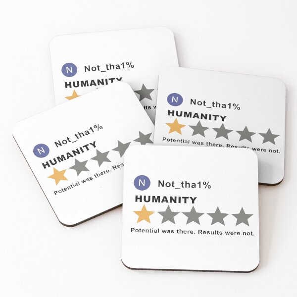 Item preview, Humanity 1 Star Review – Potential Was There, Results Were Not designed and sold by Deviant Logic Design.