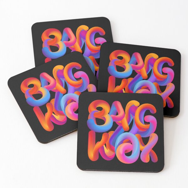 Item preview, Bangkok Thailand - Colorful 3D Tube Lettering & Modern Urban Typography designed and sold by strandbar.