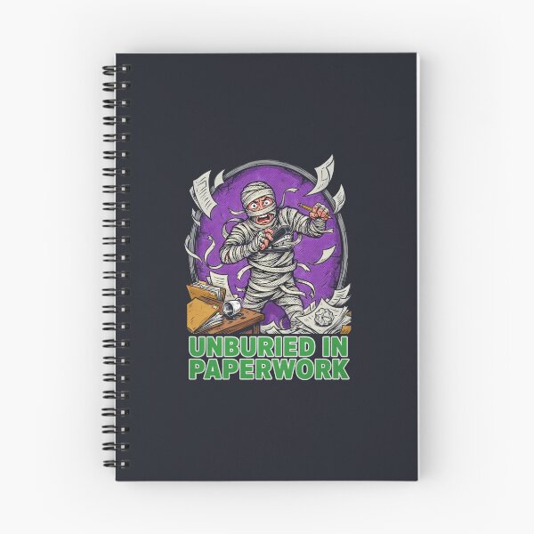 Item preview, Unburied In Paperwork Stressed Office Mummy designed and sold by Enea Kelo.