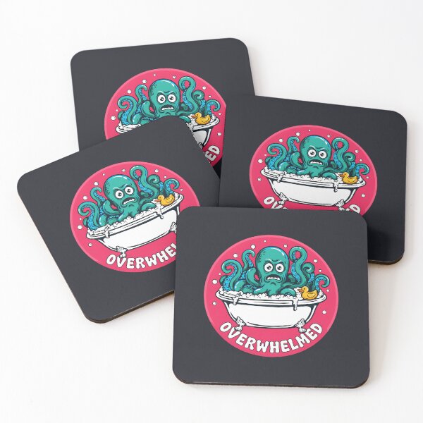 Item preview, Overwhelmed Octopus Bubble Bath designed and sold by Enea Kelo.