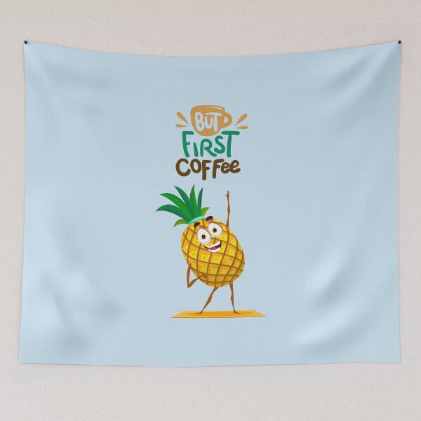 Item preview, But First Coffee Pineapple  designed and sold by FanFest.