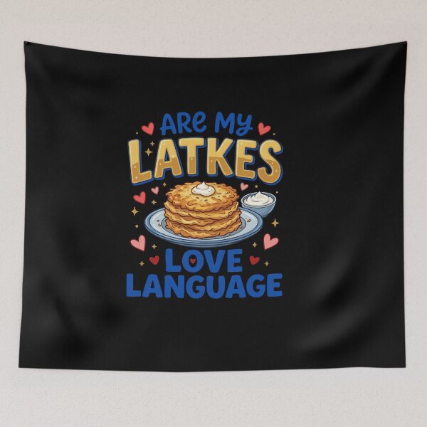 Item preview, My Latkes Love Language Hanukkah Potato Pancakes designed and sold by AmeliaShirts.