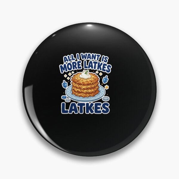 Item preview, All I Want Is More Latkes Hanukkah Jewish Food designed and sold by AmeliaShirts.