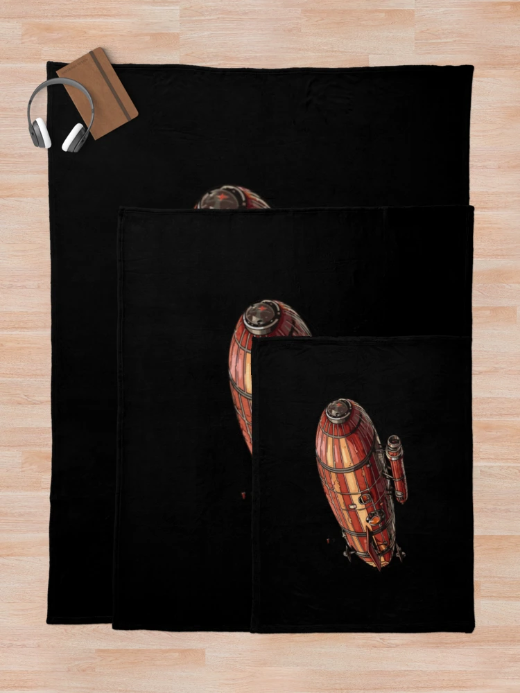 Thumbnail 5 of 6, Throw Blanket, Zeppelin designed and sold by Mad Apparel.