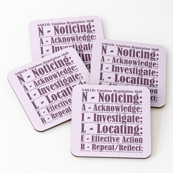 Item preview, Nailer: Emotion Regulation Skill designed and sold by CrazyCatChick.