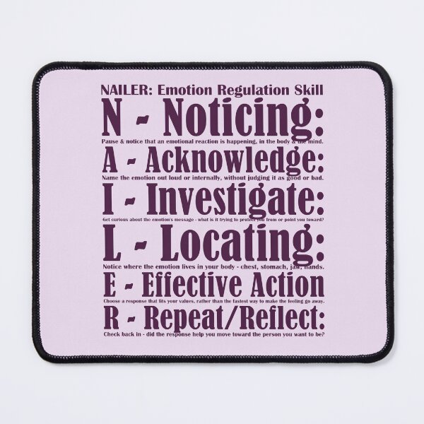 Item preview, Nailer: Emotion Regulation Skill designed and sold by CrazyCatChick.