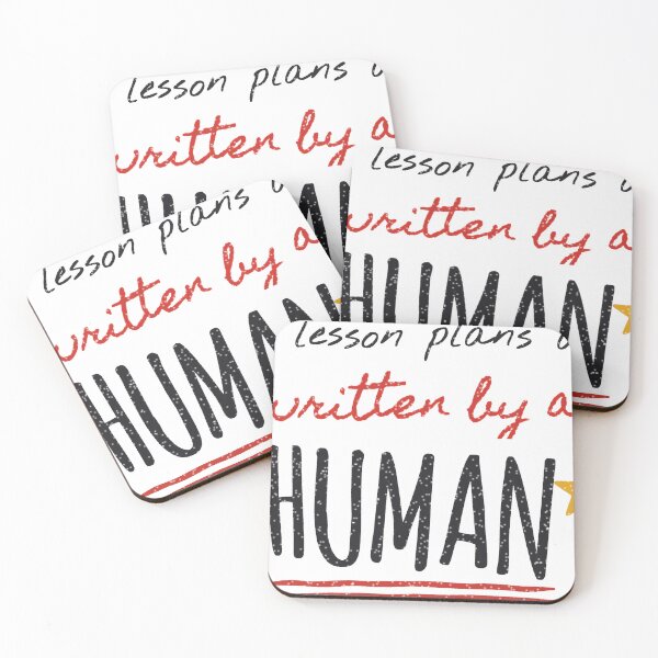 Item preview, My Lesson Plans Are Written By A Human designed and sold by Phaedra Jones.