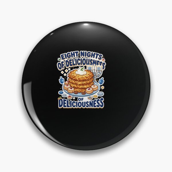 Item preview, Eight Nights Deliciousness Hanukkah Latkes Food designed and sold by AmeliaShirts.