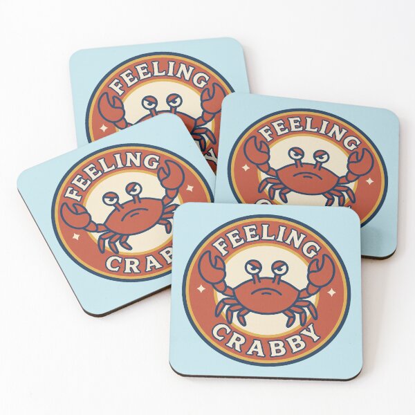 Item preview, Feeling Crabby Vintage Crabby Badge designed and sold by Rariks.