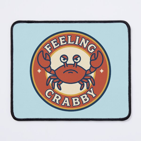 Item preview, Feeling Crabby Vintage Crabby Badge designed and sold by Rariks.