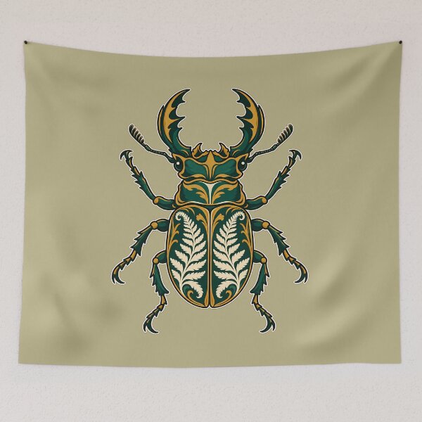 Item preview, Fernwing Stag Beetle designed and sold by Orca Chuckle Studios.