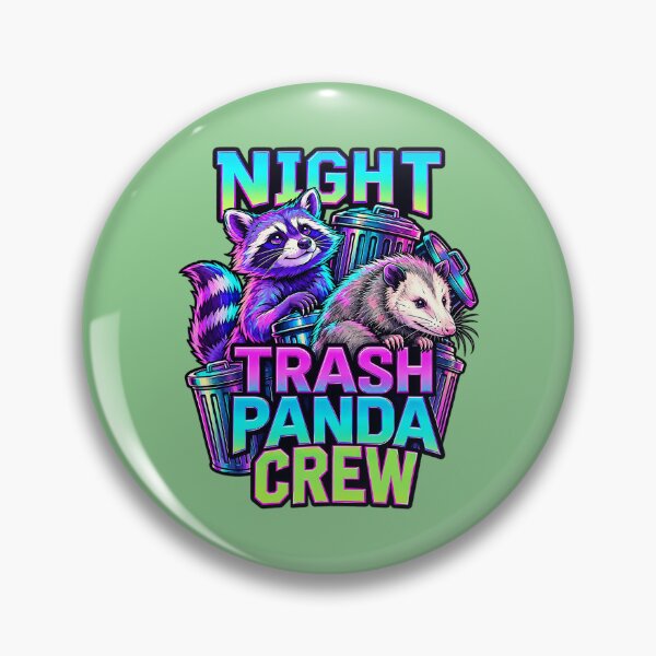 Item preview, Night Trash Panda Crew – Raccoon Opossum designed and sold by Endless7Art.