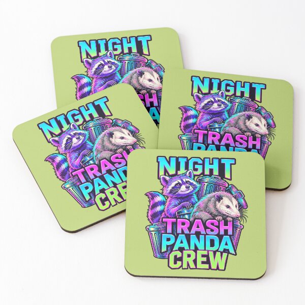 Artikelvorschau, Nacht-Müllpanda-Crew – Waschbär-Opossum entworfen und verkauft von Endless7Art.