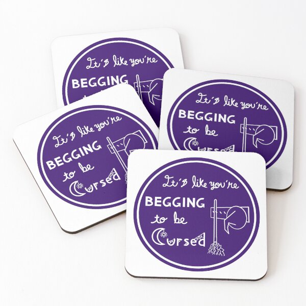 Item preview, It's Like You're Begging To Be Cursed designed and sold by Magic-Made.